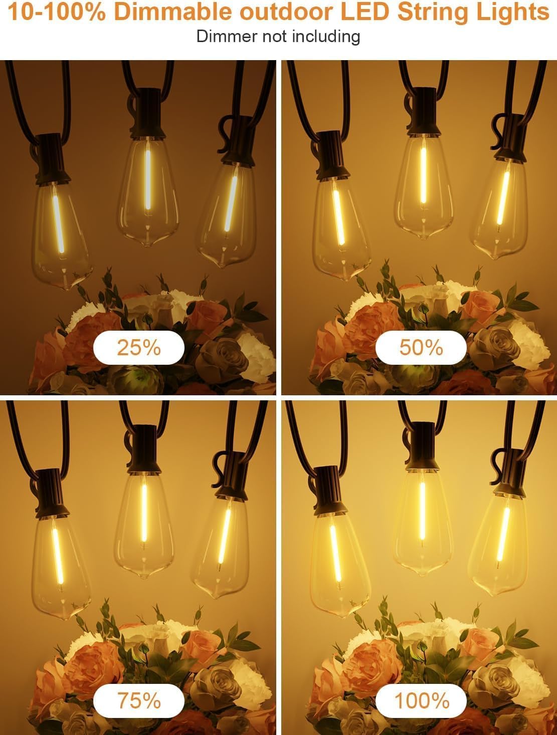 LaPitio durable lights resist rain, sun, and humidity for year-round use