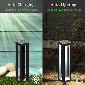 Lapsnail solar lanterns, IP65 waterproof, reliable in rain or snow