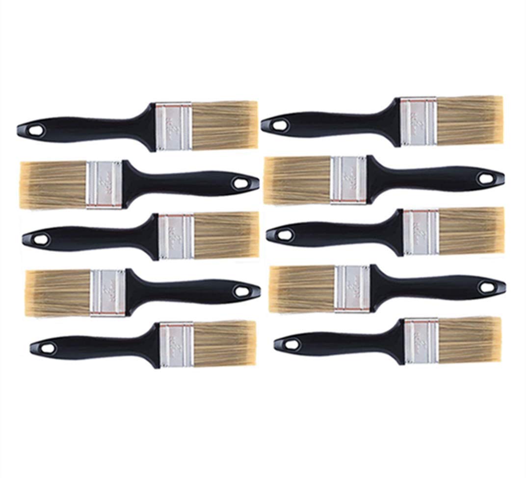 LAPXSNZD 2 inch flat brush pack for precise edge lines on walls and trim