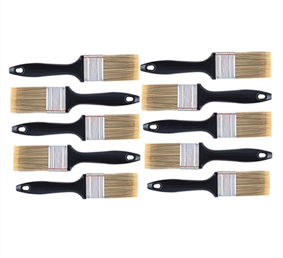 LAPXSNZD 2 inch flat brush pack for precise edge lines on walls and trim