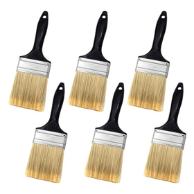 LAPXSNZD 3 inch flat brush pack close-up with natural fill for smooth coverage
