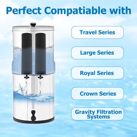Larayci 1-micron filtration provides finer filtration for clearer water.