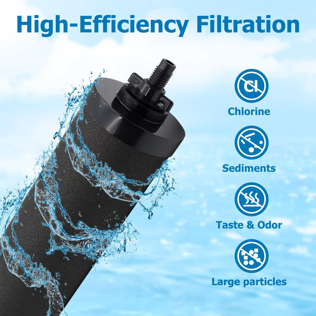 Larayci NSF/ANSI 42 certification indicating safety and filtration performance.