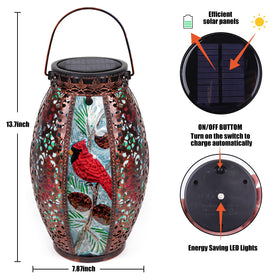 Larekook Cardinal Lantern makes a thoughtful gift for garden lovers