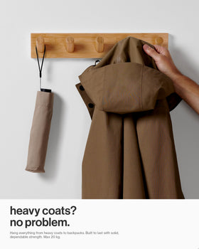 Includes brick and drywall hardware for quick, secure installation