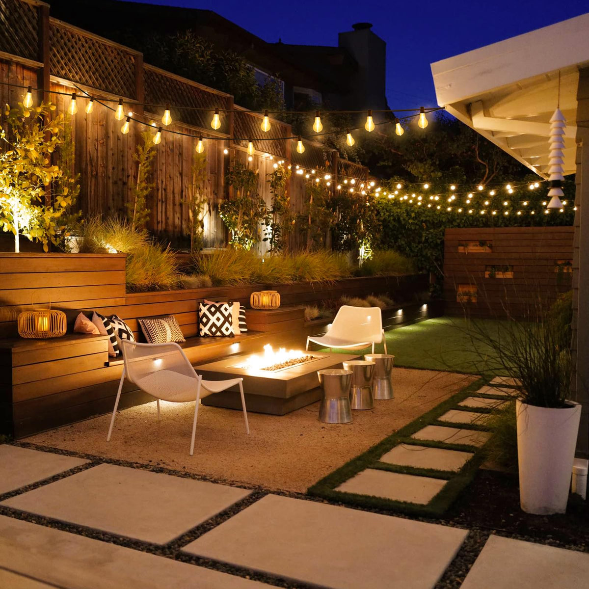 Larkvue perfect for patios, pergolas, tents, and celebrations, creating versatile ambiance