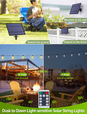 Larkvue 180deg adjustable panel optimizes sun exposure for charging