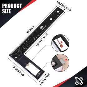 LARMEIL framing square versatile for measuring and marking tasks