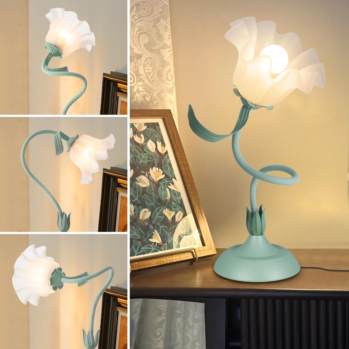 Larnix lamp with three color temperatures for ambient lighting