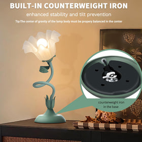 Larnix bedroom reading nightstand lamp for versatile use