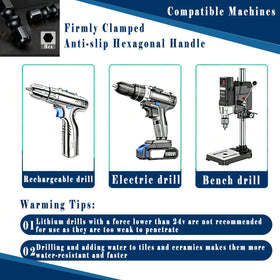 Larouoba steel matrix body offers durability and long service life.