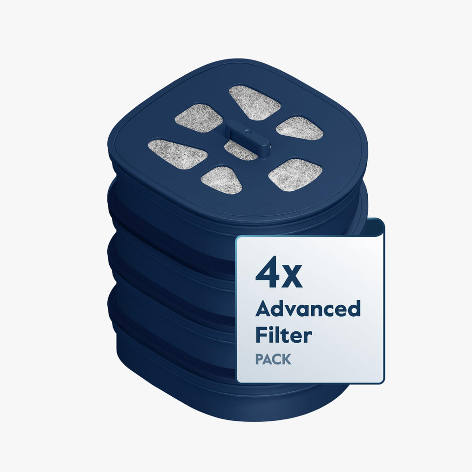 LARQ Pitcher Filter 4-pack front view, ready for clean, filtered water at home.