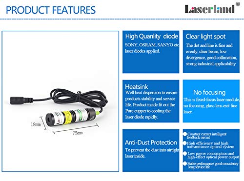 Laserlands extended reach over 10 meters for distant setups