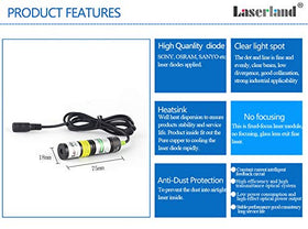 Laserlands extended reach over 10 meters for distant setups