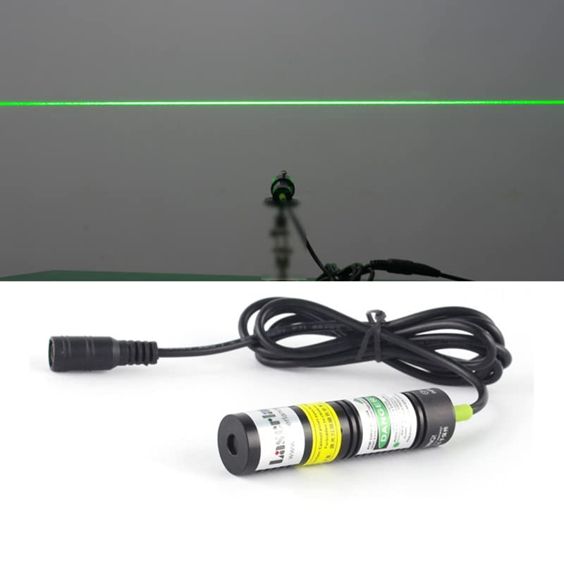 Laserlands haunted house lighting effect with vivid green line