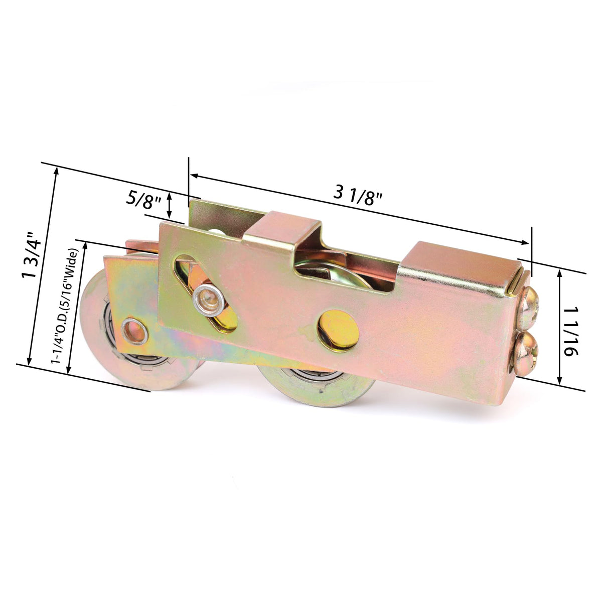 Lashow aluminum and vinyl door rollers suit various door types.
