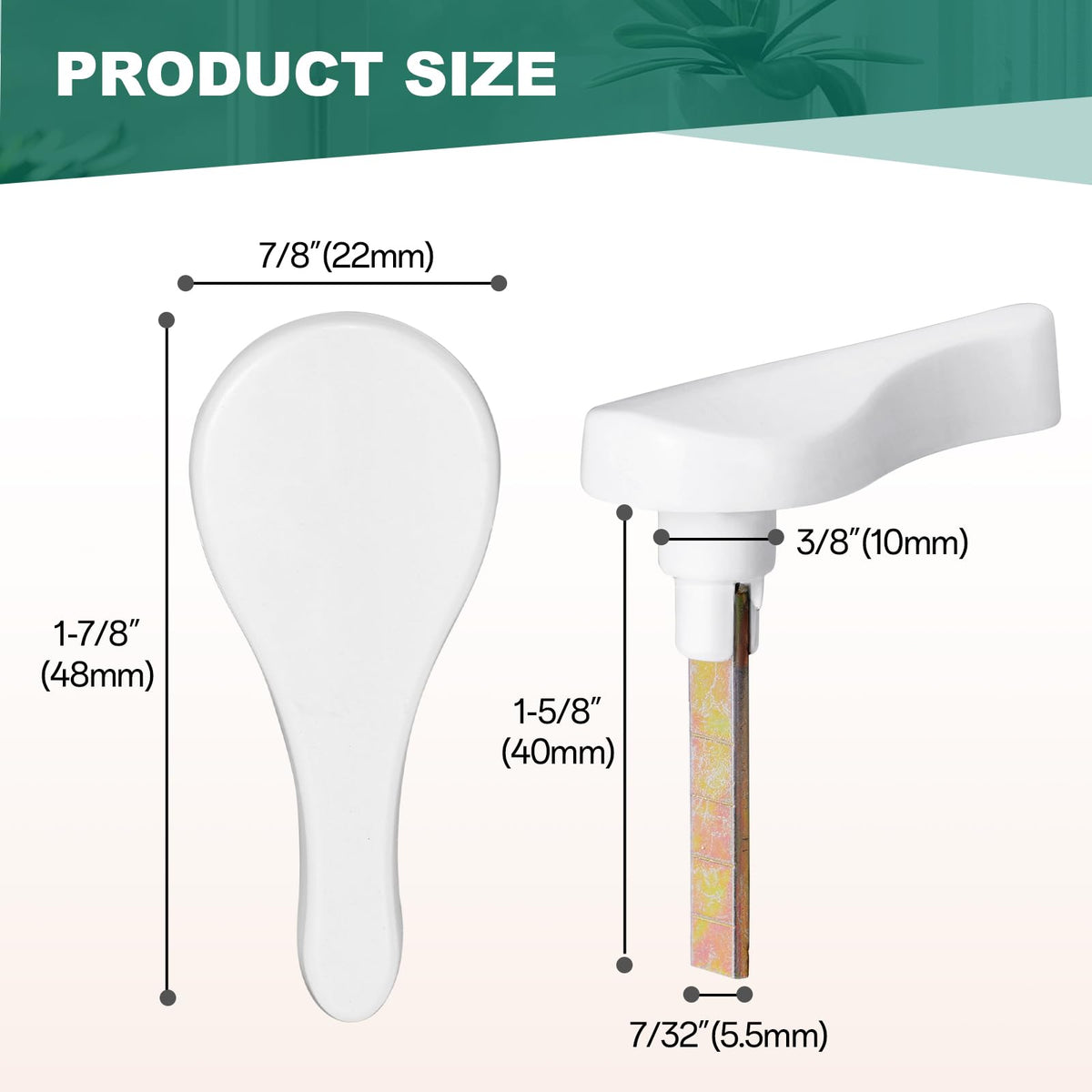 Lashow diecast zinc lever delivers durable, long-lasting operation.
