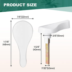 Lashow diecast zinc lever delivers durable, long-lasting operation.