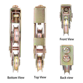 Lashow heavy-duty roller set resists rust and supports up to 330 lbs.