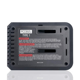 Compact, sleek Lasica charger design ideal for small workspaces.