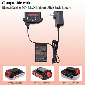 Lasica charger LED indicator shows charge status for easy monitoring.