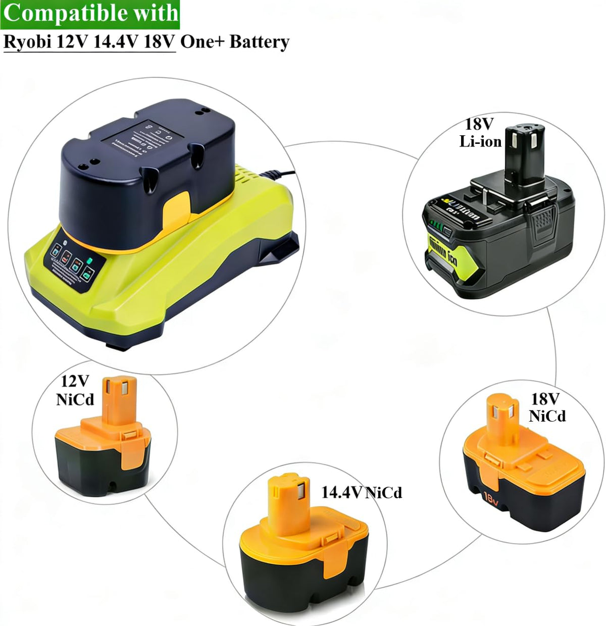 Lasica P117 charger side profile shows compact, stable design.