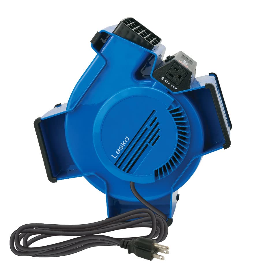 Lasko X-Blower circuit breaker adds safety during operation.