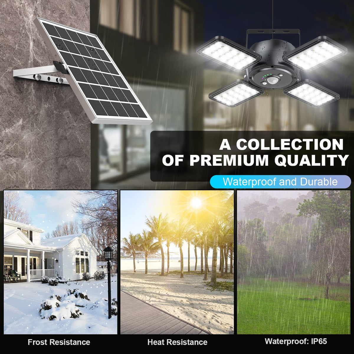 Latband indoor-outdoor light panel tilts to direct illumination