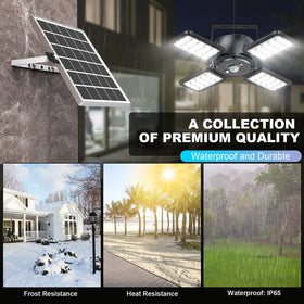 Latband indoor-outdoor light panel tilts to direct illumination