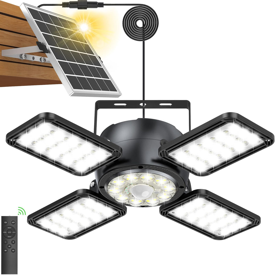 Latband Solar Shed Light: outdoor bright illumination for barns and patios.