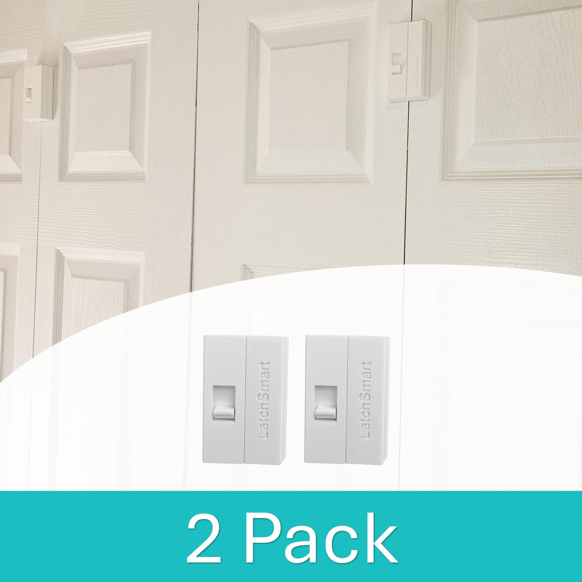 LatchSmart Bifold Lock automatic locking mechanism shown in action.