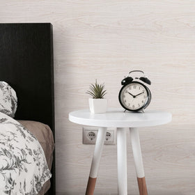 Lativo self-adhesive wood wallpaper simplifies DIY projects.
