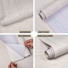 Lativo waterproof wood contact paper protects tabletops from spills.