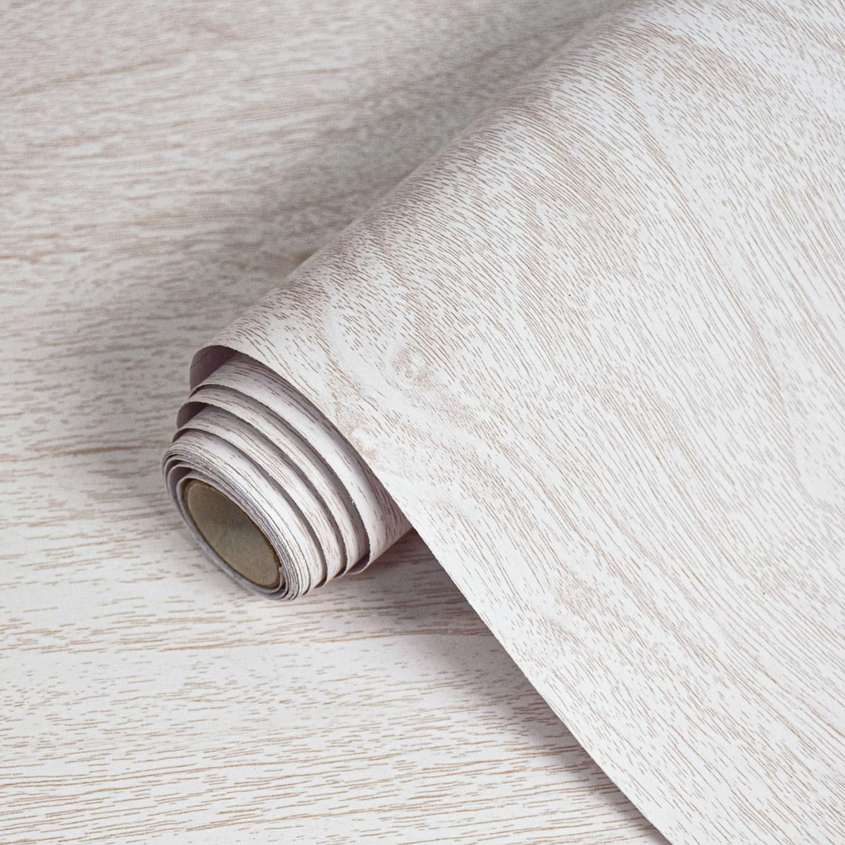 Lativo white wood contact paper on kitchen cabinets for a durable, wipe-clean finish.