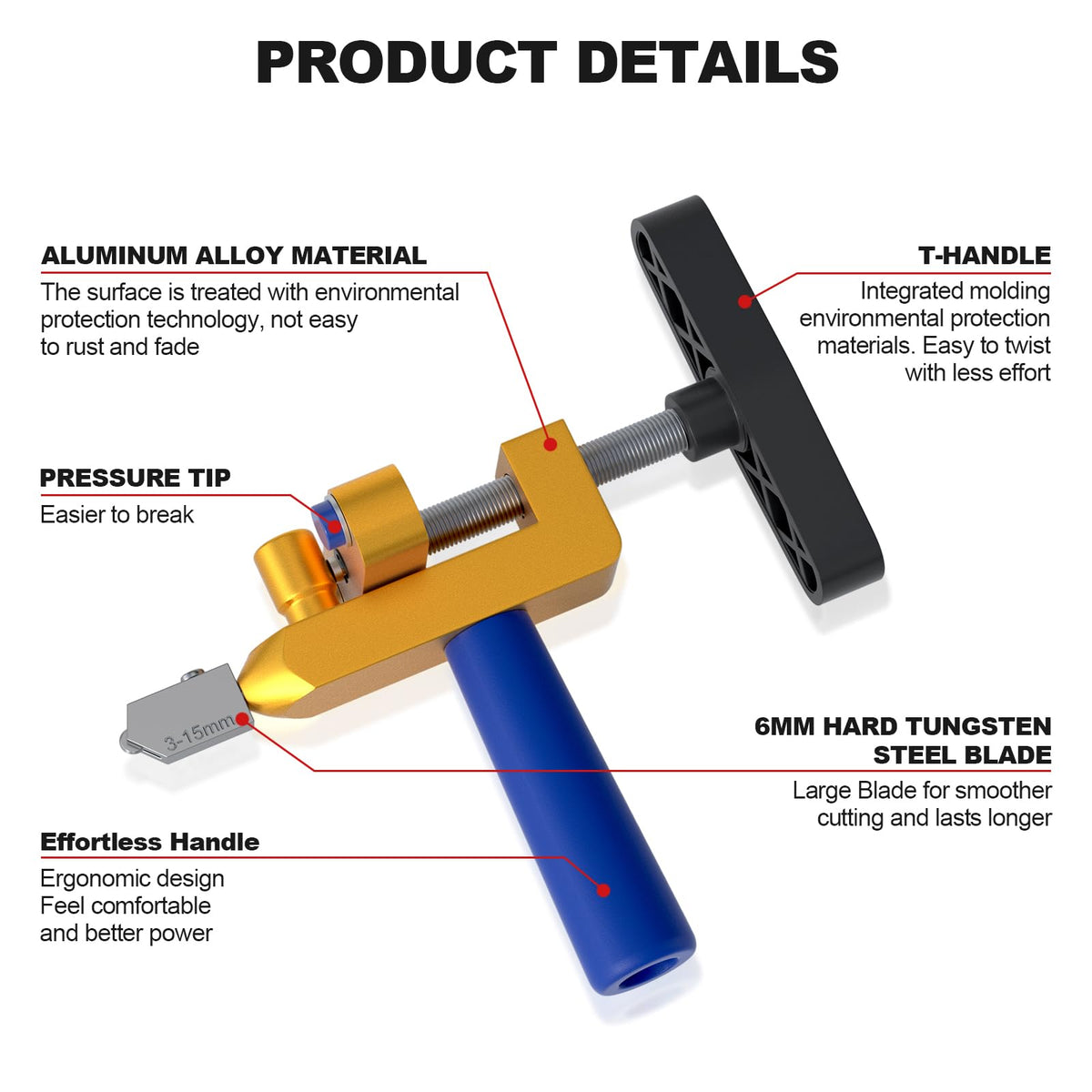 Lightweight LATTHANT tool at 240 g, easy to transport.