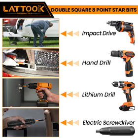 LATTOOK full bit set in use demonstrates versatile project applications.