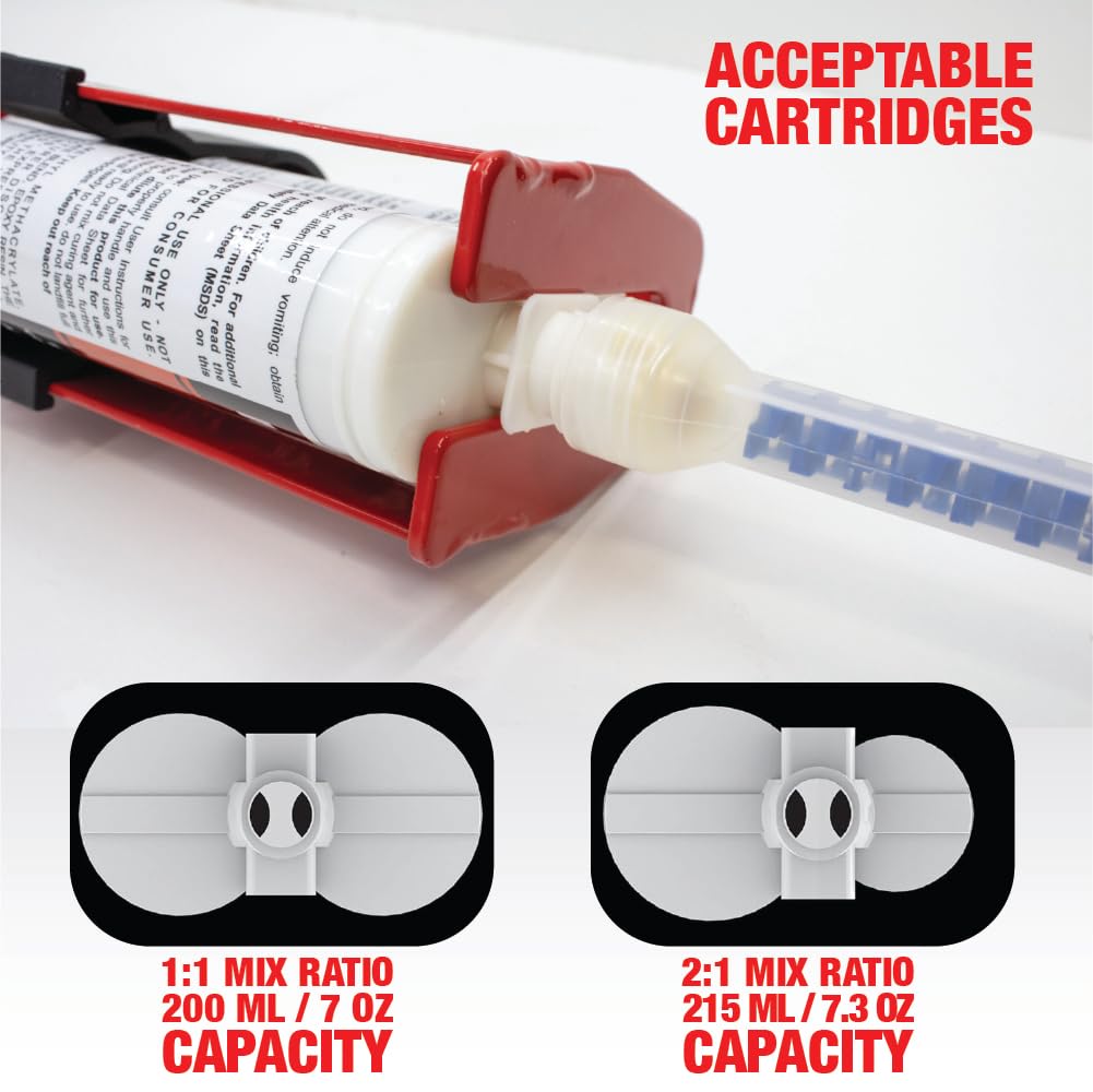 Supports 1:1 and 2:1 ratios for versatile epoxy work.