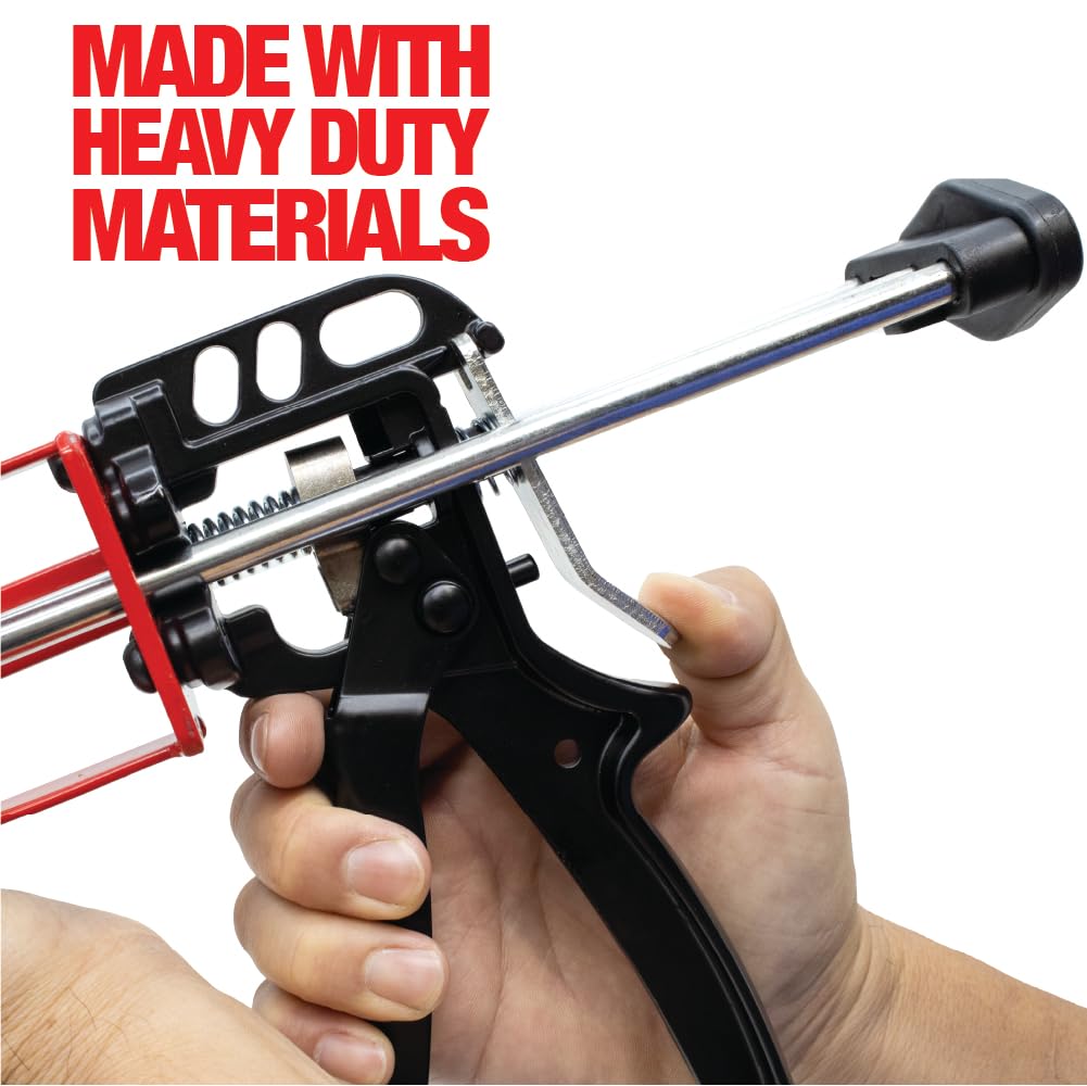 LAUCO epoxy gun ideal for automotive repairs and plastic work.