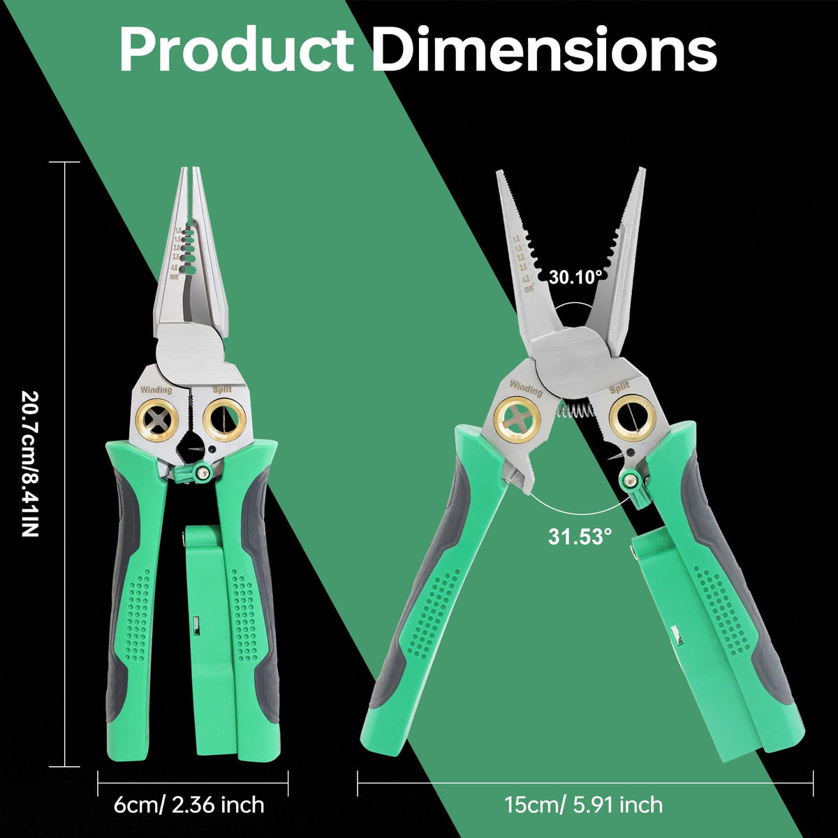 Laukowind compact all-in-one tool fits in car kit for quick repairs.