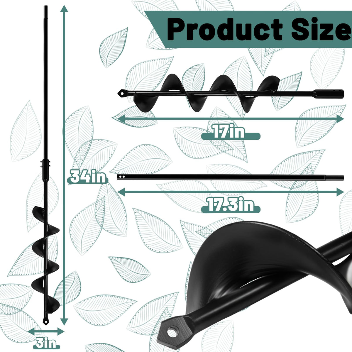Lauyeboho detachable extension rod with screws showing secure connection