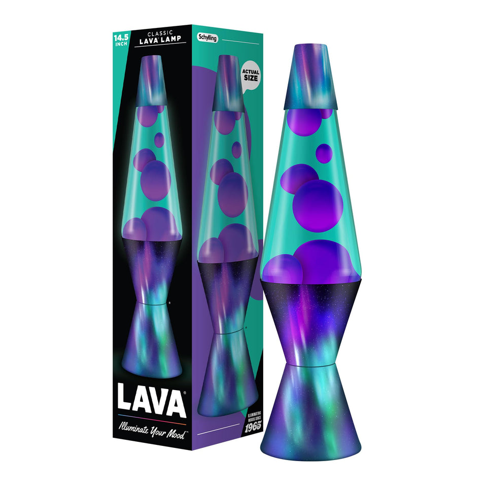 Lava Aurora Borealis base displays tranquil color motion.