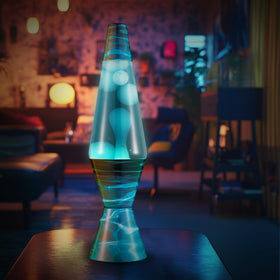 Lava Original lamp printed base and cap add vintage style