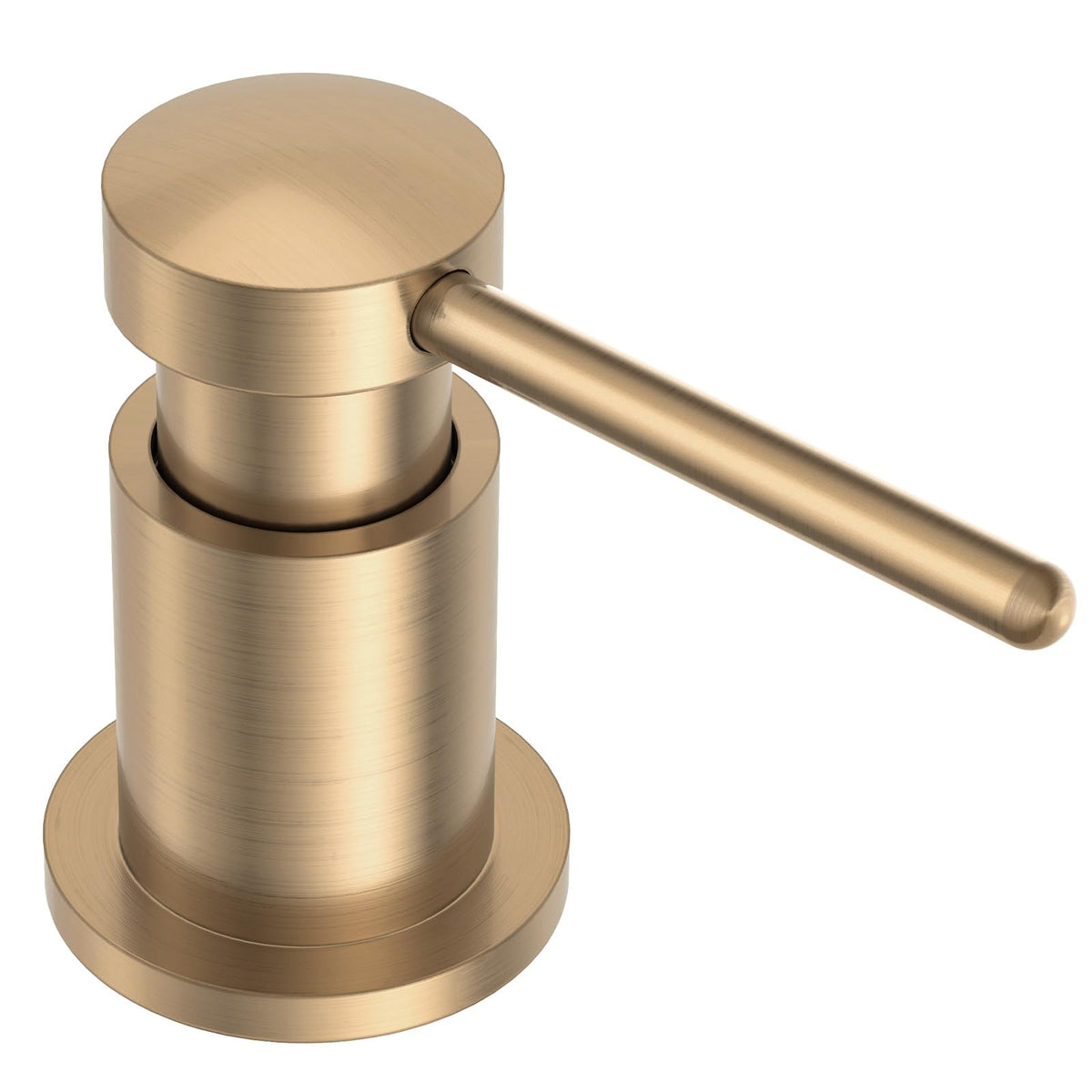 Lava Odoro champagne gold soap dispenser nozzle for smooth, controlled dispensing