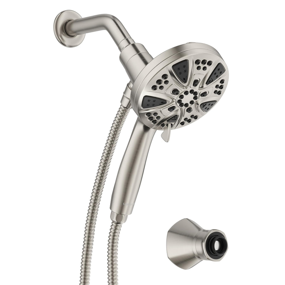 Lava Odoro SH180-BN-D handheld shower head with magnetic dock for hands-free rinsing