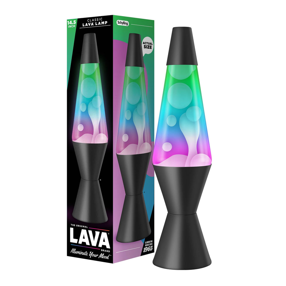 Lava Original 14.5 inch lamp globe with tri color motion for calm ambiance