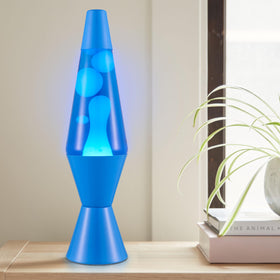 Lava The Original Lamp stands about 14.5 inches tall for versatile placement.