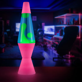 Lava The Original Lamp ambient lighting on a desk or shelf