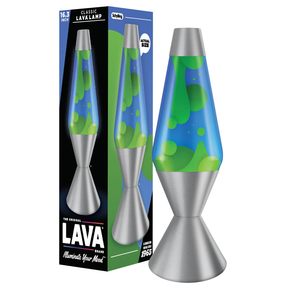 Lava The Original Lamp Emerald Tide 16.3-inch glow for cozy spaces
