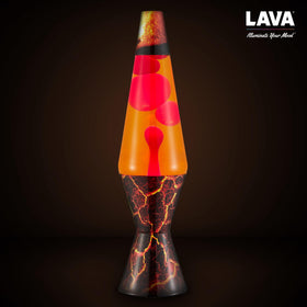 Closeup of wax detail on the Lava lamp for premium quality