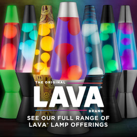 Lava Original Lava Lamp stands 16.3 inches tall for bold presence